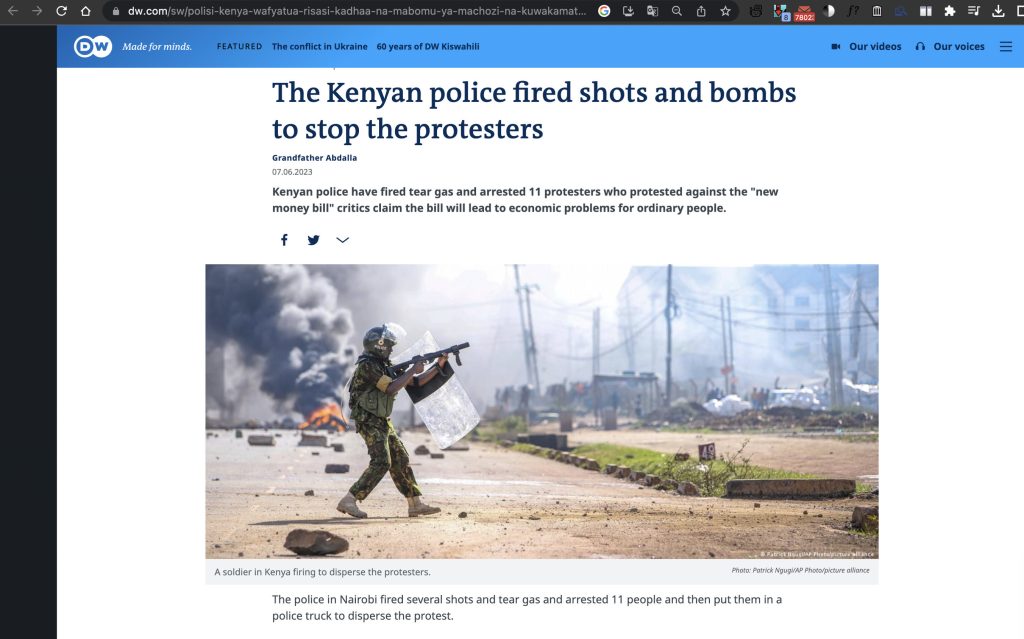 photojournalist in Kenya